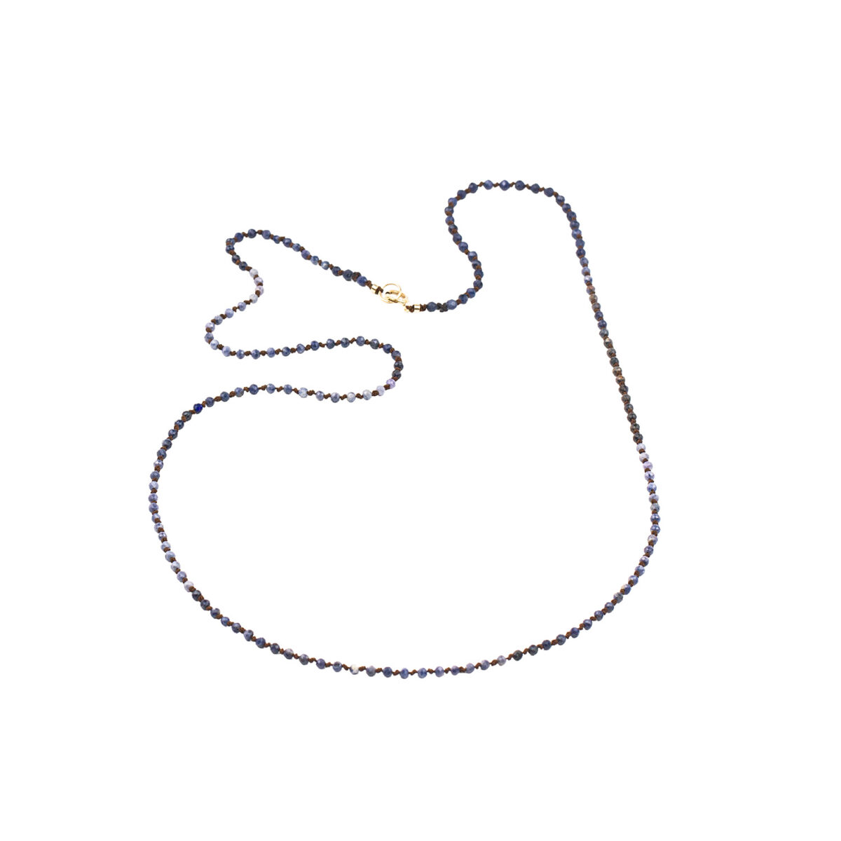 Sign – Blue Sapphire Silk Necklace