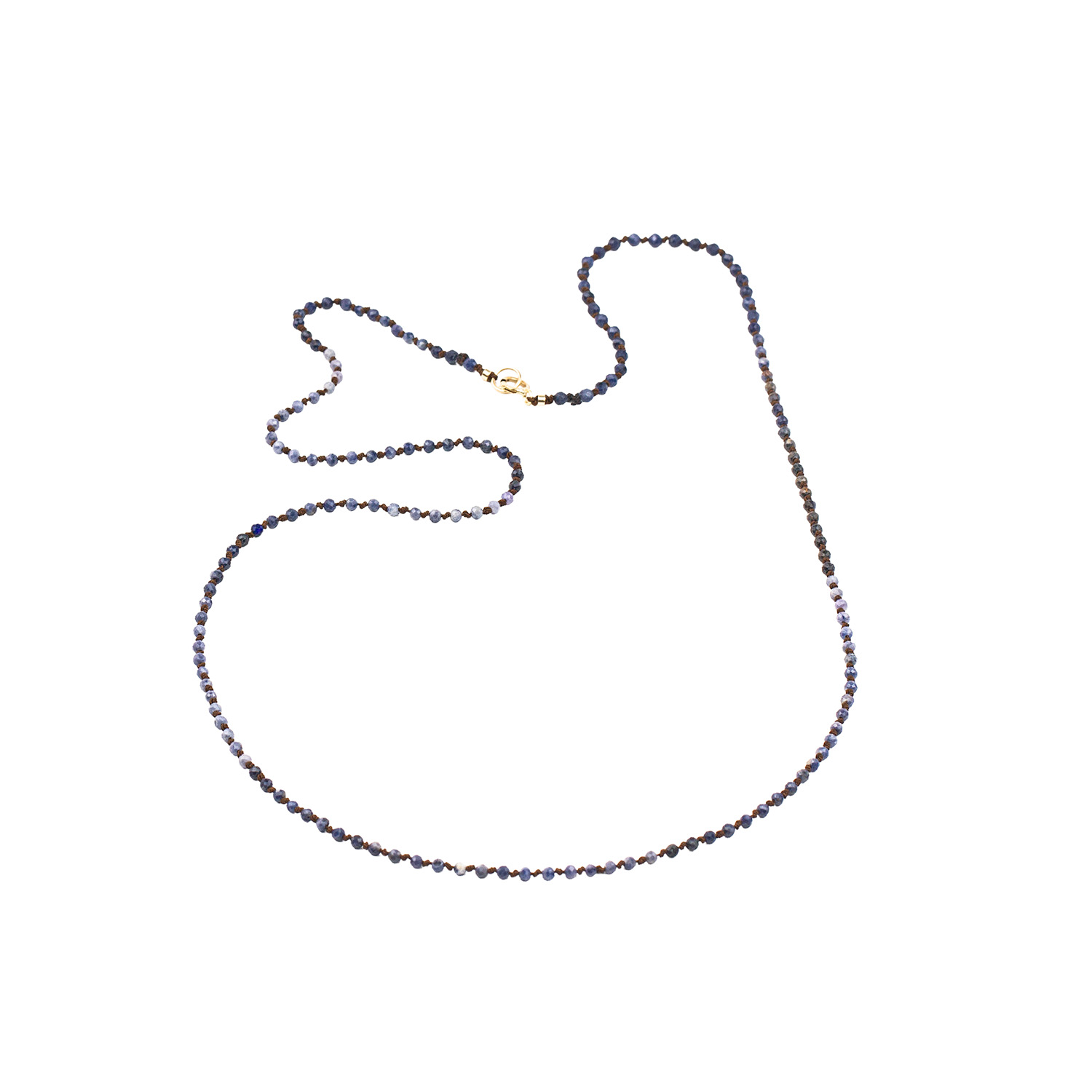 Red Carnelian Silk Necklace with Argentium Silver and Gold Pendant — Bespoke Sample - Image 3