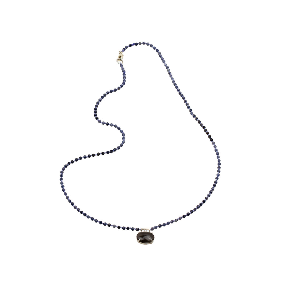 Mystic Gaze Sapphire Silke Necklace