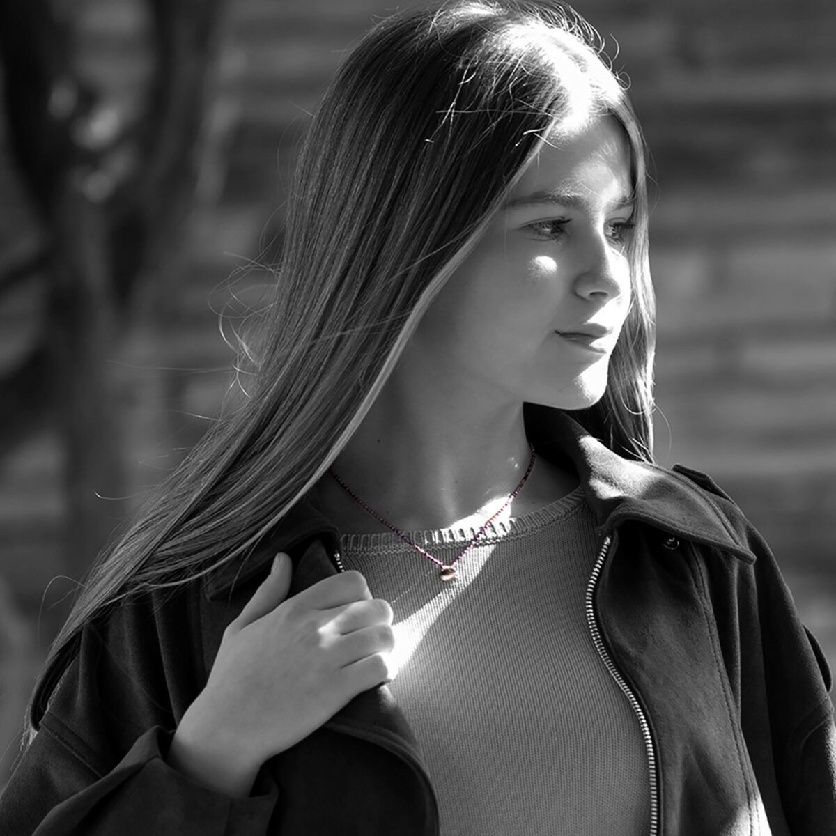 Mystic Gaze Sapphire Silke Necklace