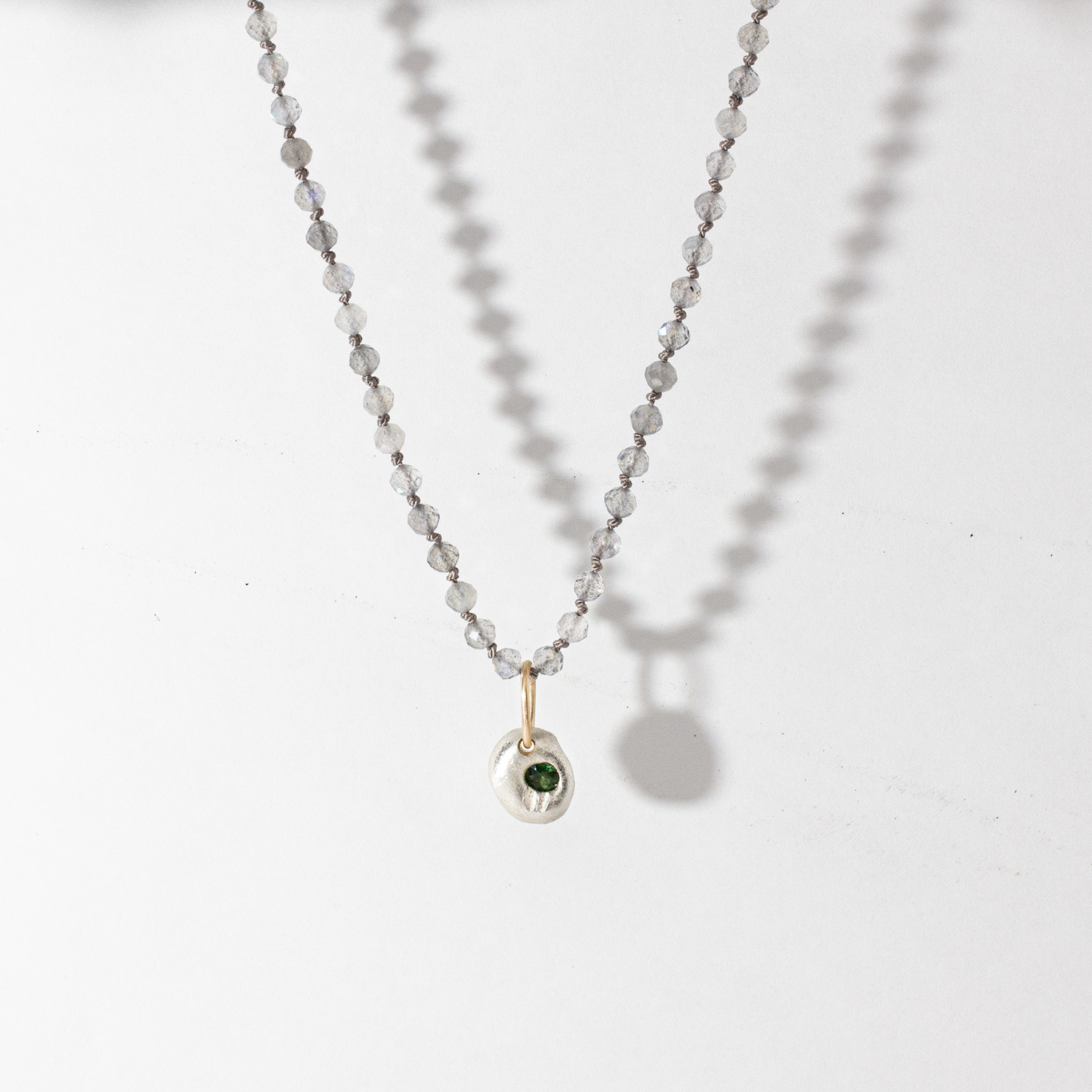 Trace – Labradorite Silk Necklace - Image 5