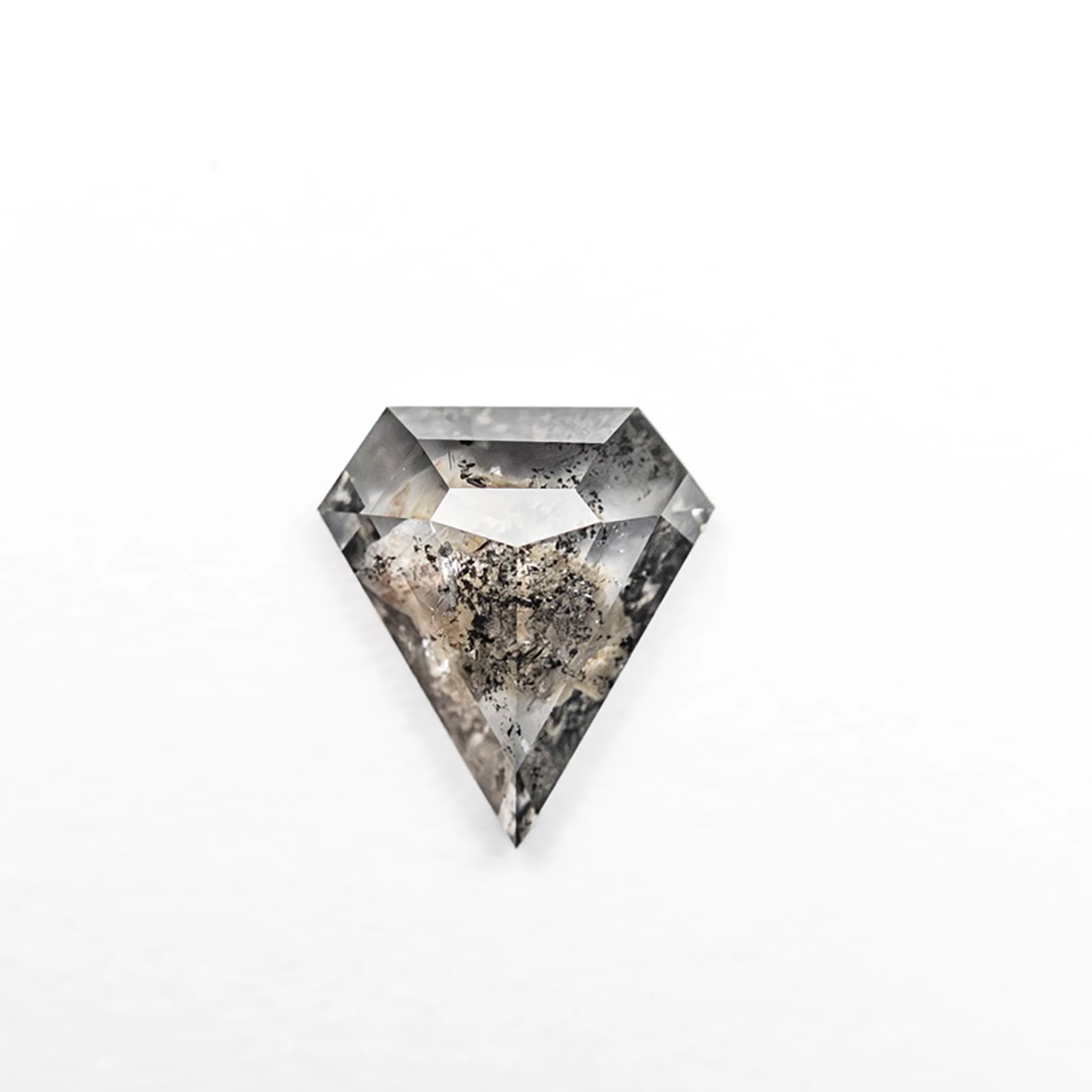 The Shield Salt and Pepper Diamond Silk Necklace - Image 5