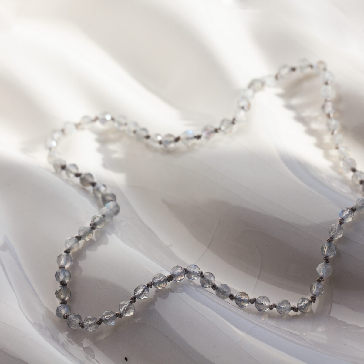 Trace – Labradorite Silk Necklace