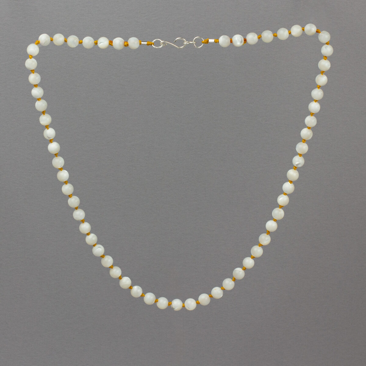 Mother Of Pearl Signature Silk Necklace
