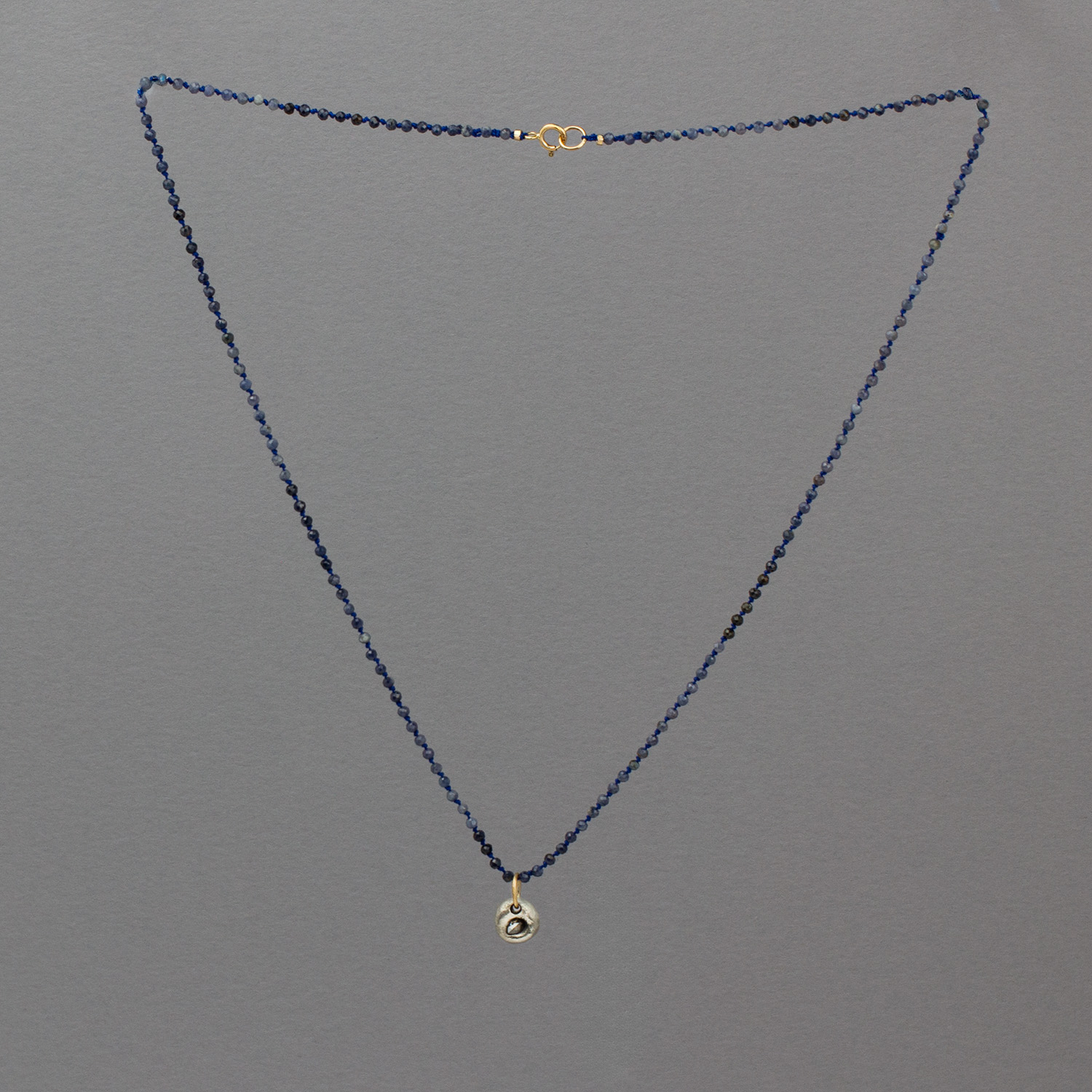 Blue Sapphire Signature Silk Necklace