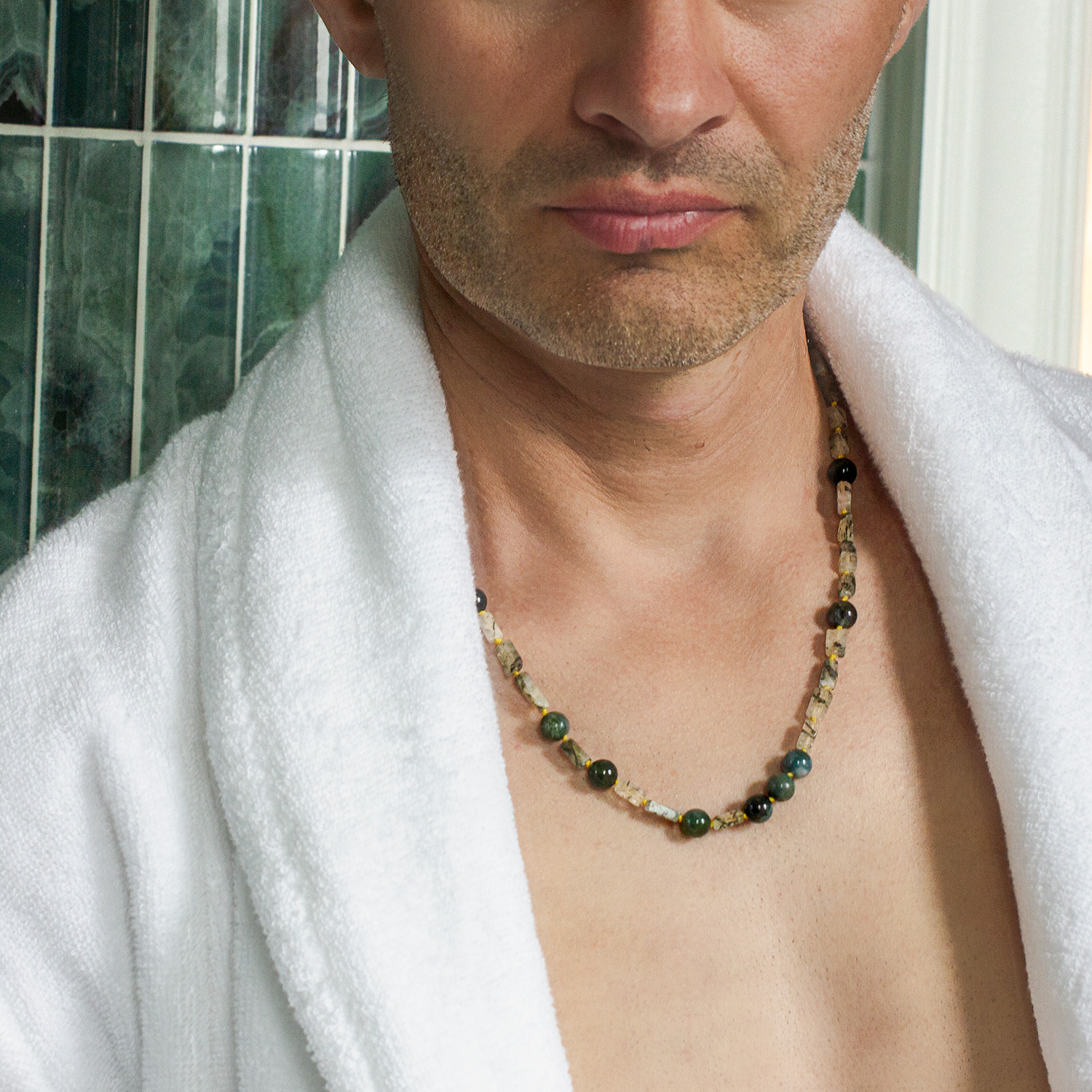 Kindred – Moss Agate & Tourmalinated Quartz - Image 2