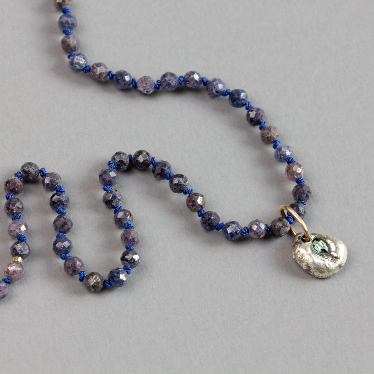 Cider Blue Sapphire Necklace